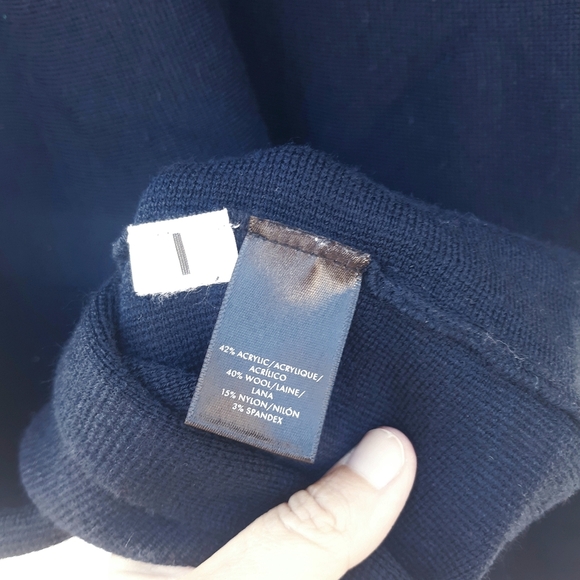 Ann Taylor Dress Bell Sleeve Fit and Flare Wool - Picture 6 of 6